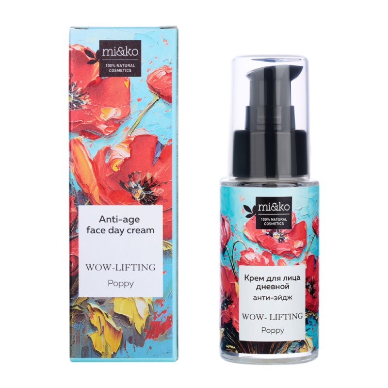 Дневной анти-эйдж крем для лица WOW- lifting Poppy Miko